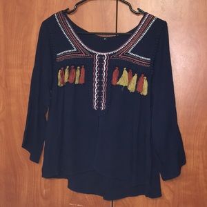 Boho style blouse